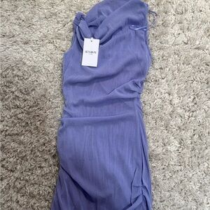 Women's Asymmetrical Lilac Dress